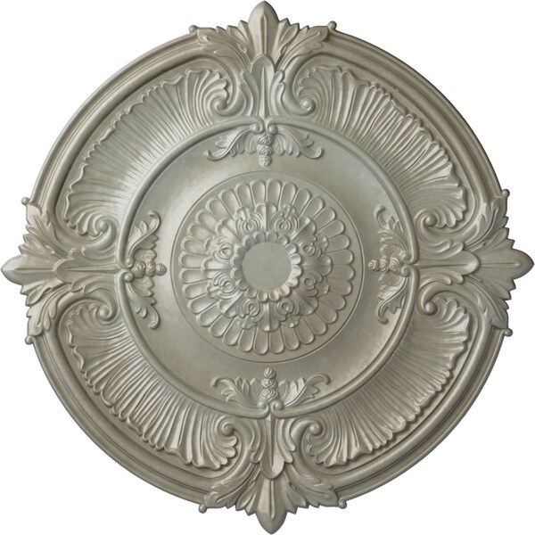 Ekena Millwork Attica Acanthus Leaf Ceiling Medallion (Fits Canopies up to 4 5/8"), 53 1/2"OD x 3 1/2"P, Flash Gold CM53ATFLS - main